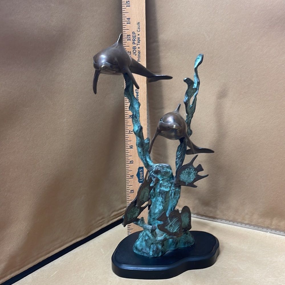 Bronze Dolphens & Fish From Hawaii - Picture 8 of 10